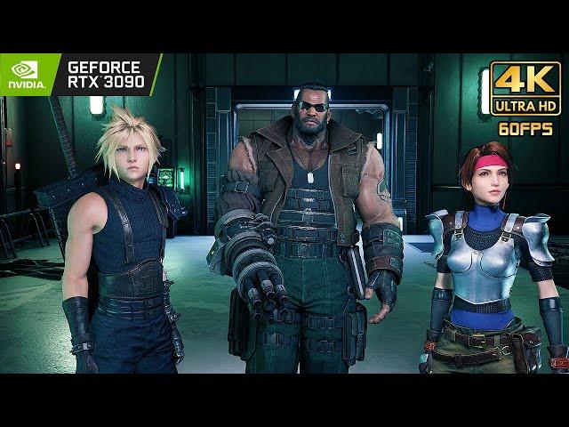 Final Fantasy VII Remake: Intergrade (PC) RTX 3090 | Max Settings 4K Gameplay 