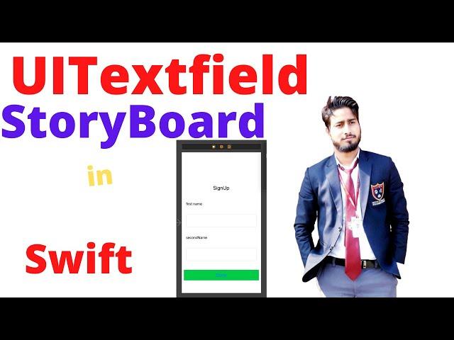 Textfield by using storyboard in swift