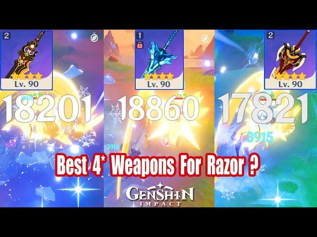 Genshin Impact - Razor Talent 12 - Snow-Tombed - Serpent Spine Prototype Damage Test