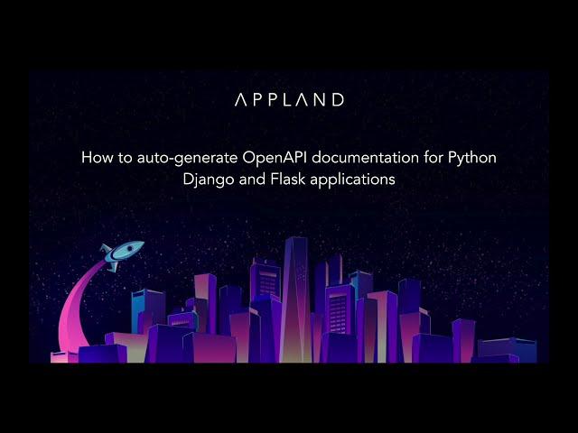 How to auto-generate OpenAPI documentation for Python Django and Flask applications