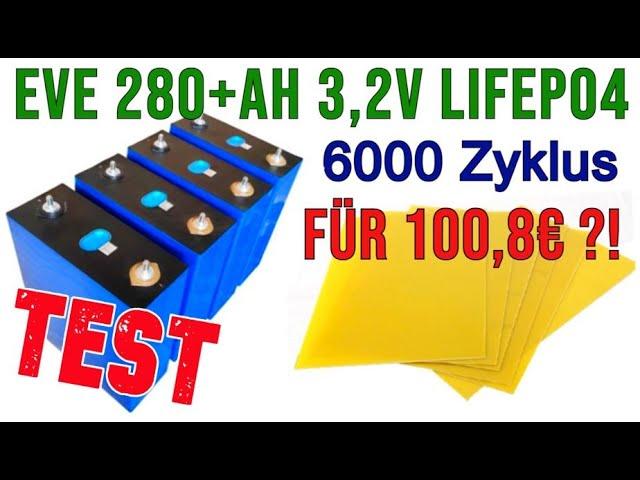 Unleashing the Power of EVE 280Ah 3.2V Lifepo4 Cells: PV Solar System Test PV Solaranlage