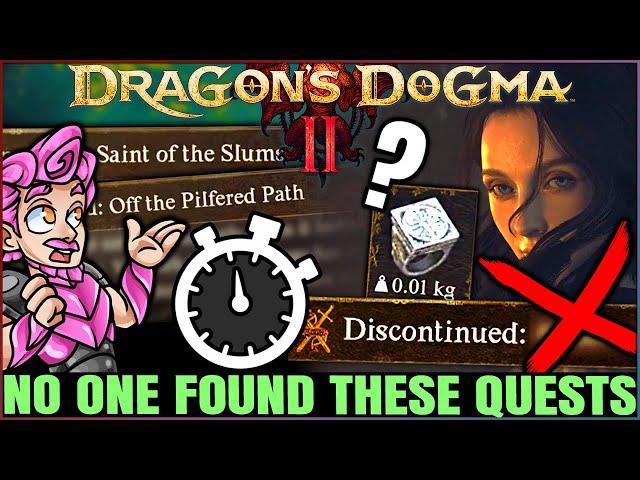 Dragon's Dogma 2 - WARNING: 9 Secret MISSABLE Quests You NEED to Do - INSANE Rewards & Quest Guide!