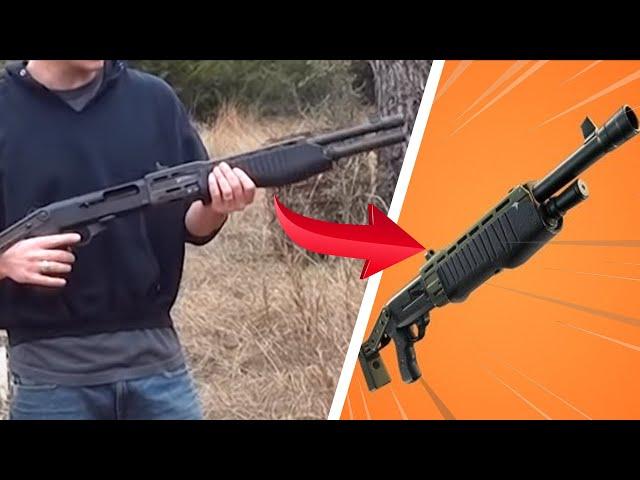 Fortnite Guns in Real Life Updated P90, SCAR, SPAS-12