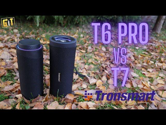 Tronsmart T7 vs Tronsmart T6 Pro - blind test i porównanie głośników