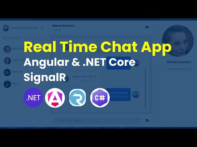 Real-Time Chat App with Angular 19 & ASP.NET Core SignalR  #angular19 #dotnet9