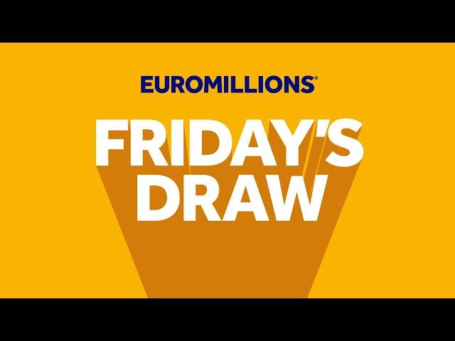 The National Lottery EuroMillions draw results from Friday 17 May 2024