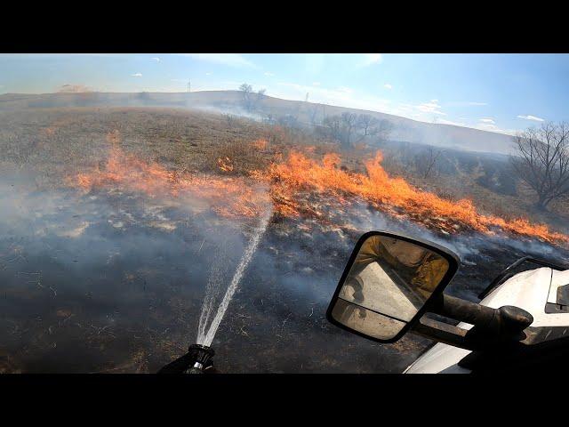 Neighbor's controlled burn got away