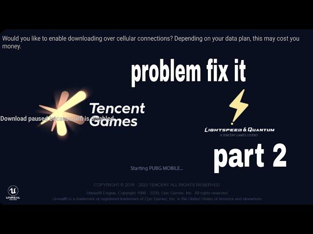 Pubg mobile download paused because wifi disable problem fix it ( part2) by a pratik gaming