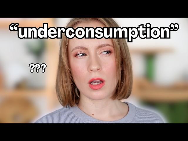 Let's talk about "underconsumption"... (I have mixed feelings)