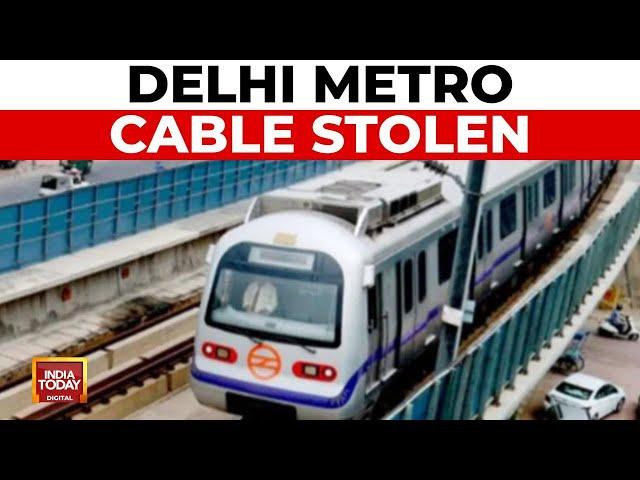 Metro Cable Theft | Delhi Metro Cable Stolen Between 2 Key Stations | Peak Hour Metro May Get Late