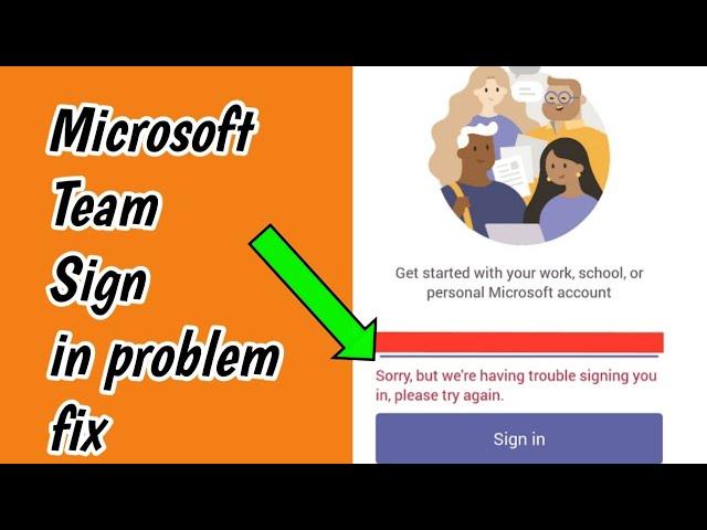 Microsoft Teams Fix Sorry, but we're having trouble during sign-up please try again issue Solve