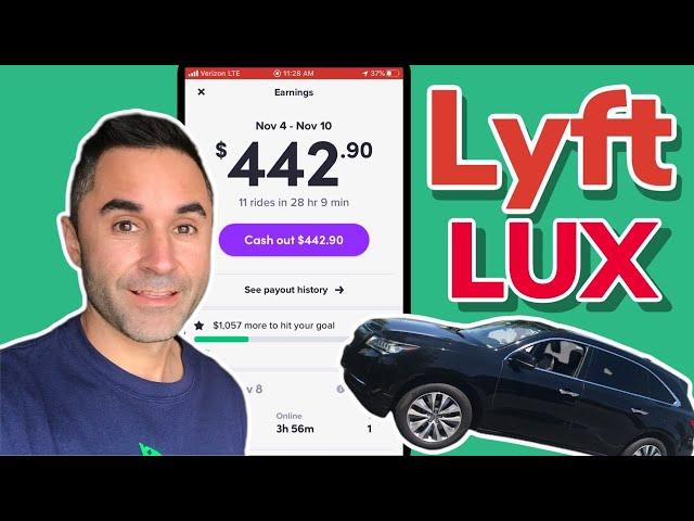 Lyft Lux (REAL EARNINGS) As A Lyft Lux Driver Day 6 | Lyft Lux Black | Lyft Driver Pay