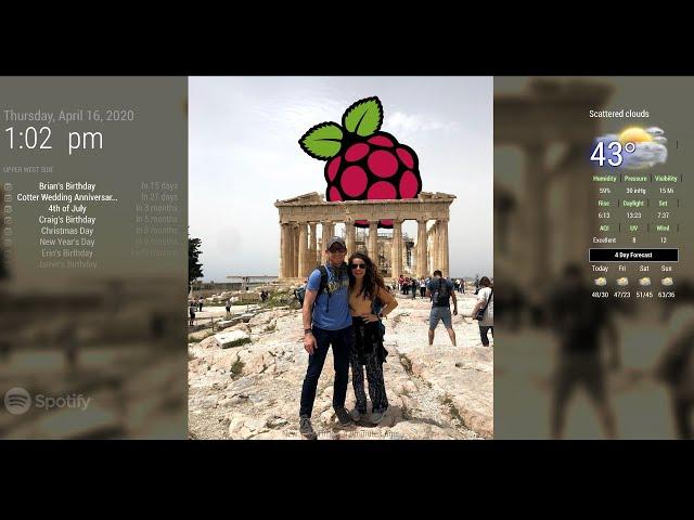 Mini Raspberry Pi Magic Mirror!