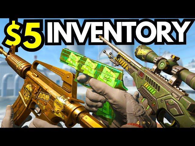 FULL CS2 INVENTORY For Under $5 (BEST BUDGET CS2 LOADOUT)