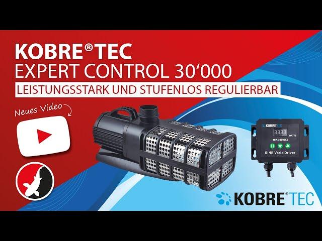 Filter- und Bachlaufpumpe "Kobre®Tec Expert Control 30'000"