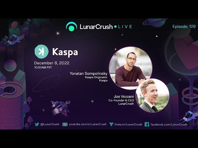 LunarCrush Live with Kaspa!