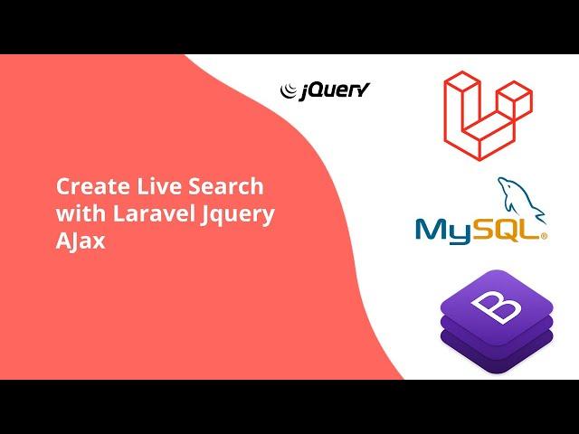 Laravel Tutorial | Create live search with Laravel 7 and Jquery Ajax