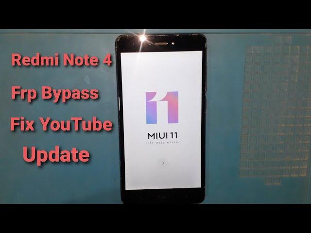 Redmi Note 4 Frp Bypass / Mi Note 4 Google Account Unlock / Xiaomi Redmi Note 4 (2016100) Frp Bypass