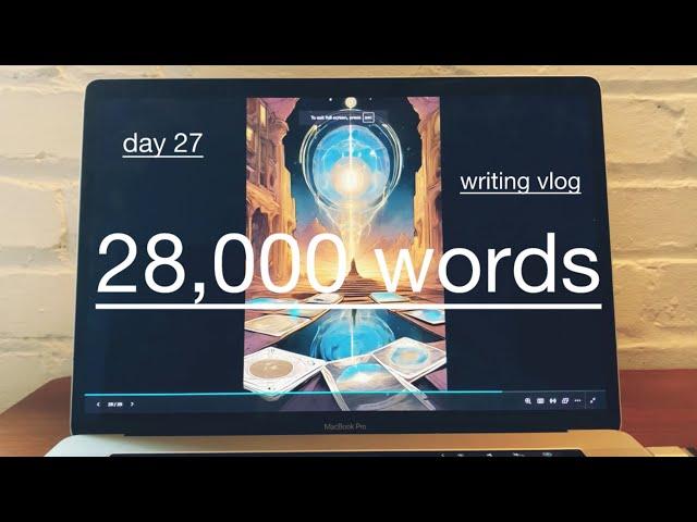 ep 11 writing vlog - a most serendipitous 28,000+ words and my novel cover prototypes