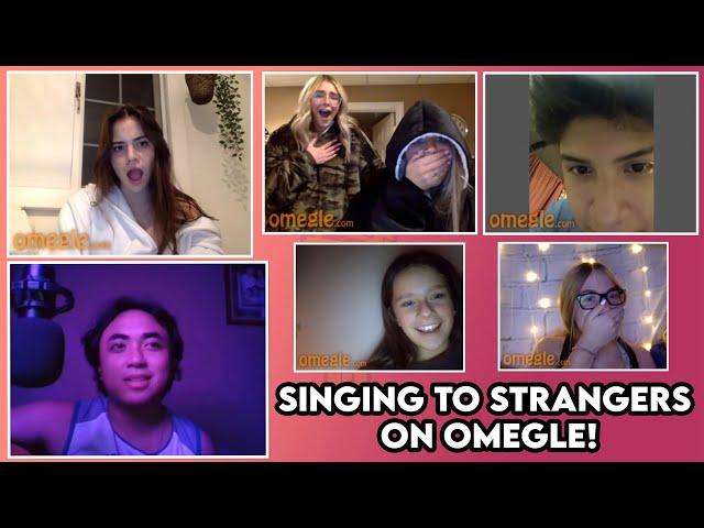 SINGING TO STRANGERS ON OMEGLE! PT.1 | Bernadez Mingala