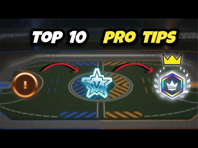 Top 10 Pro Tips to Rank Up In Rocket League Sideswipe!