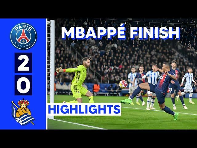  PSG vs Real Sociedad (2-0) | Extended Highlights & All Goals Mbappé & Barcola