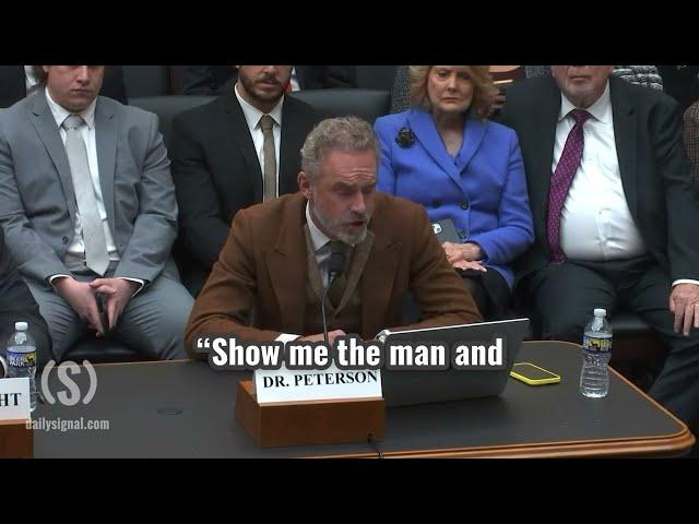 WATCH: Jordan Peterson’s Full Testimony Before Congress