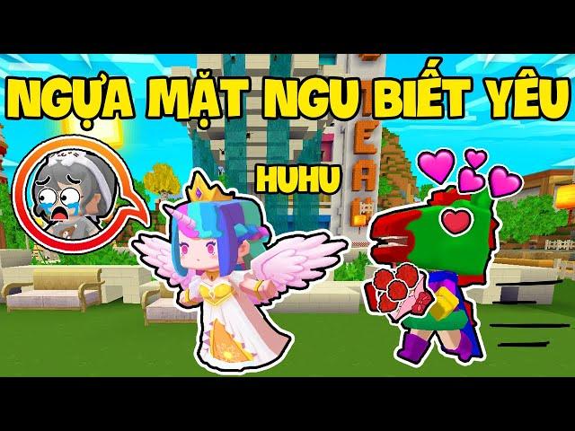 SAMMY BẤT NGỜ KHI NGỰA MẶT NGU BIẾT YÊU TRONG LÀNG HERO TEAM MINI WORLD | NGỰA MẶT NGU THÍCH SAMMY