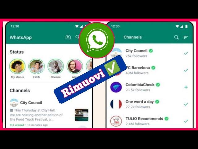 Come rimuovere il canale WhatsApp | Rimuovere l'aggiornamento del canale WhatsApp (2023)