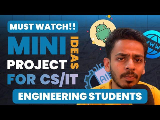 Mini-Project Ideas for CS/IT Engineering Students