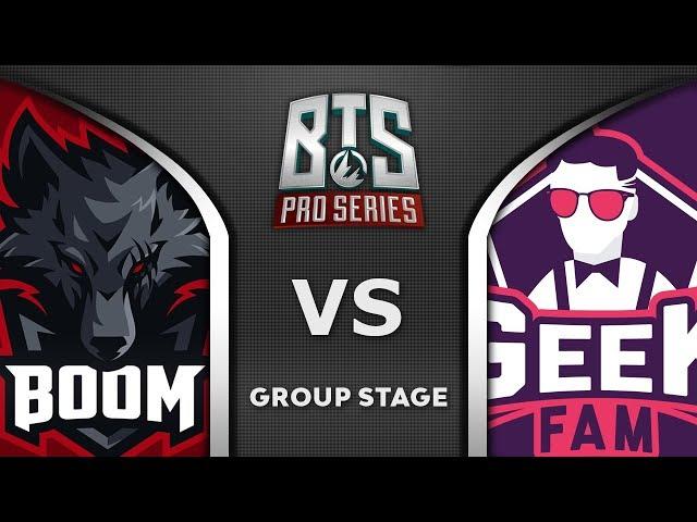 BOOM vs GEEK FAM BTS Pro Series 2020 Highlights Dota 2