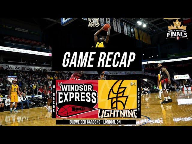 RECAP: London Lightning Tie Series VS Windsor Express | May 20, 2023 | 2023 NBLC Finals