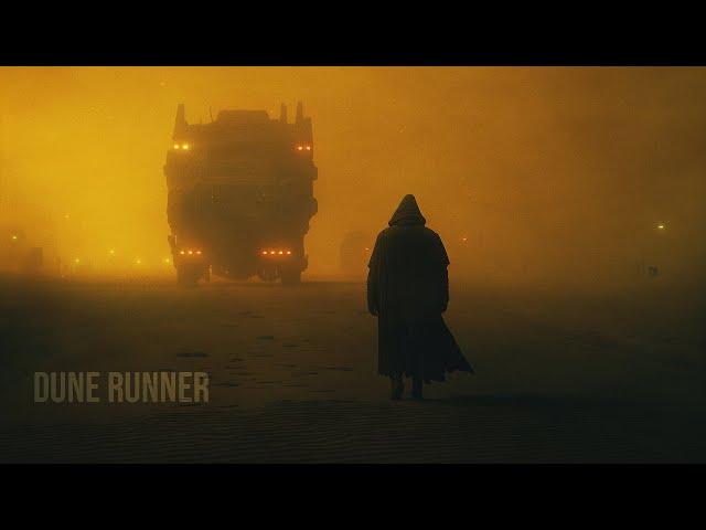 Dune Runner - A Dystopian Cyberpunk Ambient Journey - ULTRA ATMOSPHERIC Sci Fi Music