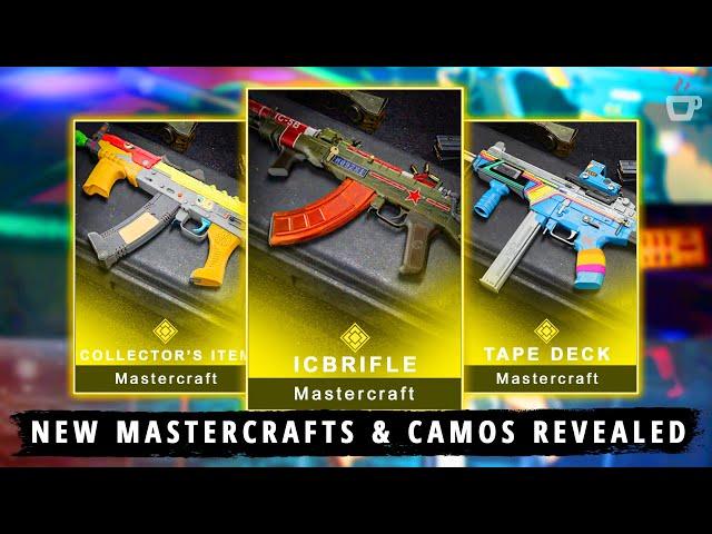 5 New MASTERCRAFT CAMOS Leaked... (Black Ops Cold War Warzone)