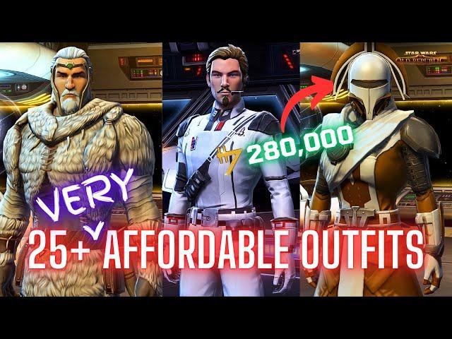 SWTOR Affordable Outfit Showcase Vol. 2 | 27 Inexpensive Star Wars Looks!