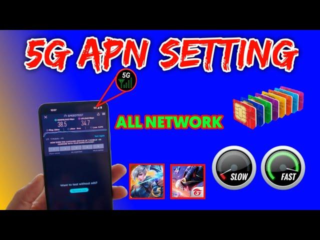 5g internet speed apn settings | 4g lte network & connections