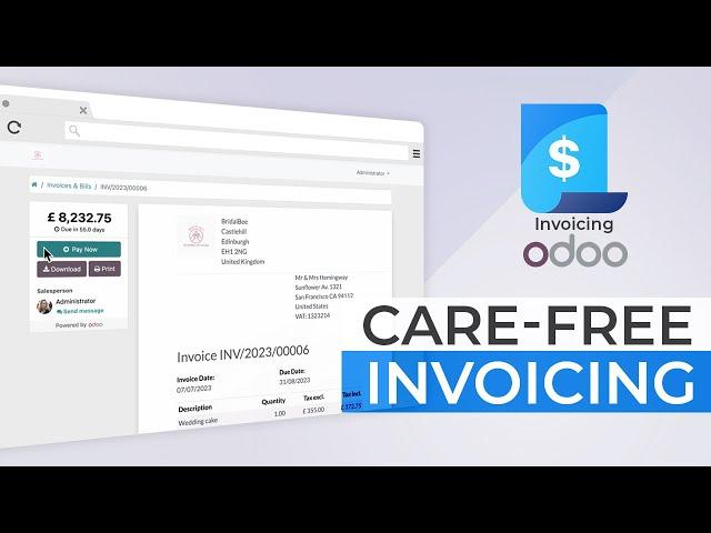 Odoo Invoicing - Hassle-free invoicing for your business