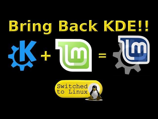 Installing KDE on Linux Mint 19