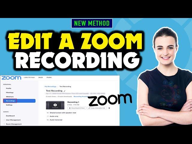 How to edit a zoom recording 2024