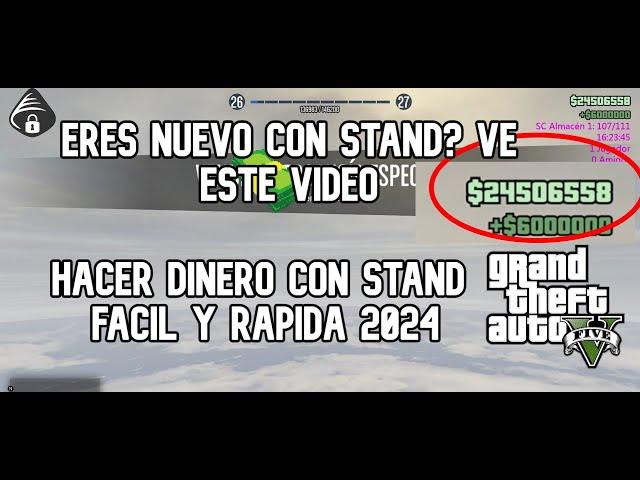 COMO GANAR DINERO CON STAND MODMENU METODOS PARA GANAR DINERO PARA PRINCIPIANTES - GTA V ONLINE 2024