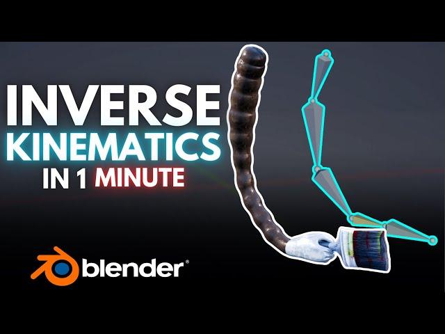 Create Inverse Kinematics in Blender in 1 Minute!