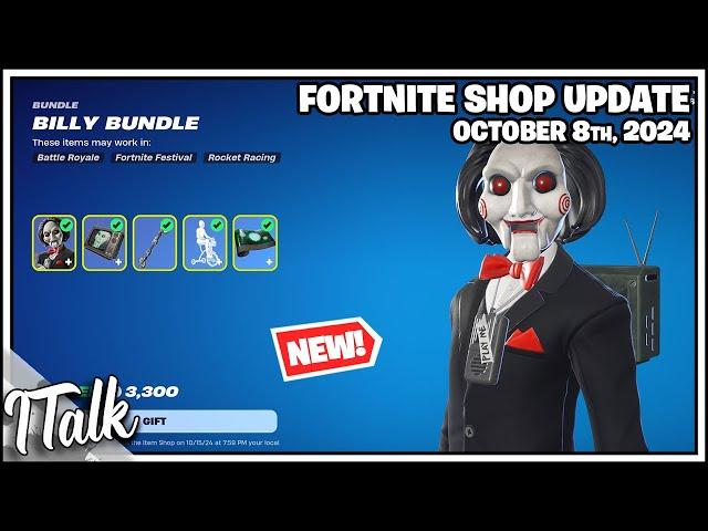 *NEW* SAW COLLAB! Fortnite Item Shop [October 8th, 2024] (Fortnite Chapter 5)