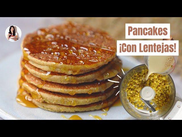 SWEET PANCAKES that are made with LENTILS ! Only 3 Ingredients.