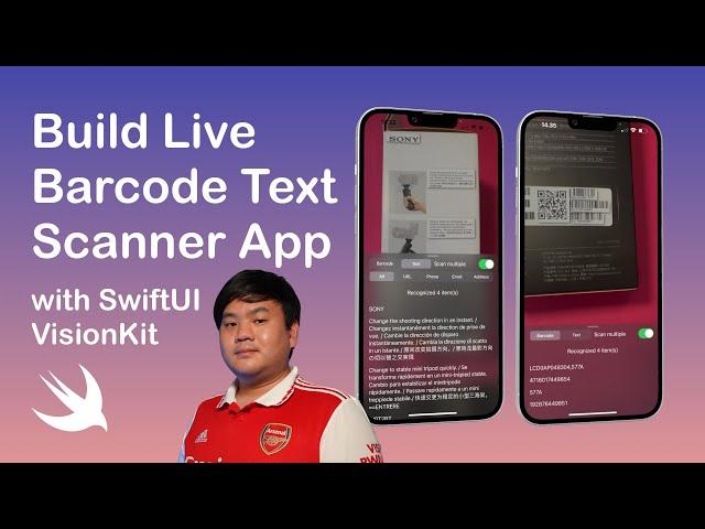 Build a Live Barcode and Text Scanner iOS App with SwiftUI & VisionKit