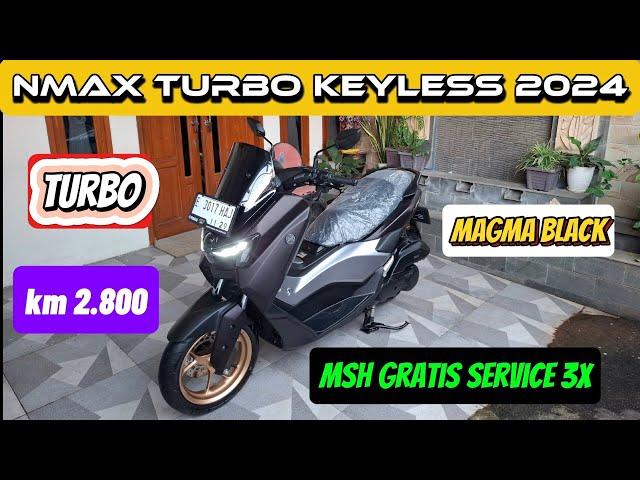 ️ NMAX TURBO YECVT 2024 BARU 2 BULAN KM 2.800 MSH GRATIS SERVICE 3X#nmax #nmaxturbo #yamaha#shorts