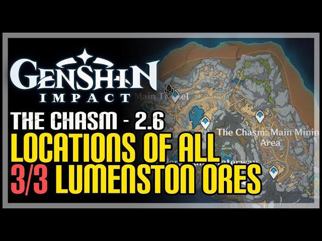 All Lumenstone Ore Locations Genshin Impact