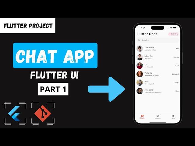 Flutter Chat App UI Tutorial - Episode 1