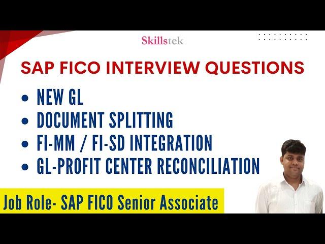 SAP FICO Interview Questions- Real-Time Job Analysis | SAP FICO Senior Associate Profile