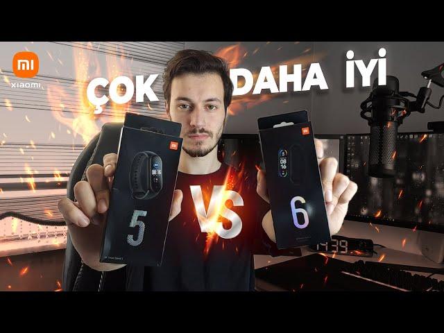 ÇOK DAHA İYİ Xiaomi Mi Band 6 vs Mi Band 5 Farklılıklar ve Benzerlikler Neler?