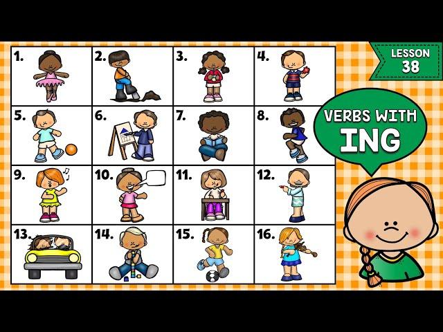 LECCIÓN 38: VERBOS EN INGLÉS CON ING - PARTE 1 | VERBS WITH ING